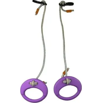 Fotbalový míč Kruhy na zavěšení varianta fialové