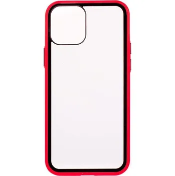 Pouzdro na mobilní telefon Colorway Smart Clear pro Apple iPhone 12 Pro červený