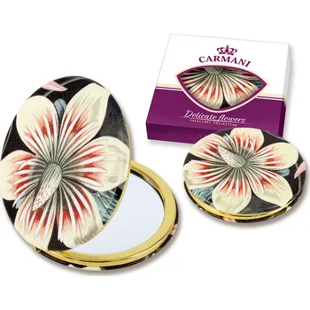 Carmani® Carmani - Kosmetické zrcátko s květinou - 8,5*8,5 cm