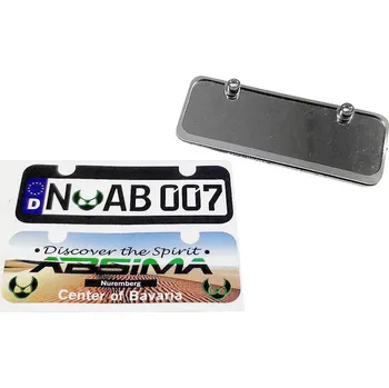 RC náhradní díl Absima držák na SPZ pro modely stříbrný