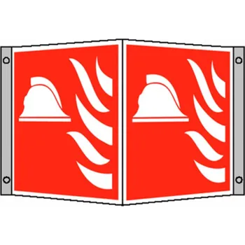 Kancelář Tabulka úhlová - Požární zbrojnice, plast, 15 x 15 cm