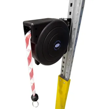 Lepicí páska Nástěnná kazeta 20 m, černá – bílá / červená