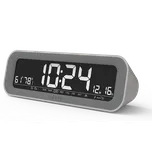 LAVVU Šedý digitální budík SMART do sítě s rádiem