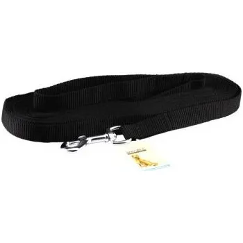 Vodítko pro psa animALL Stopovací šňůra popruh černá 2 cm x 10 m