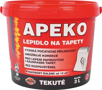 Průmyslové lepidlo APEKO Lepidlo tekuté na tapety 3 l