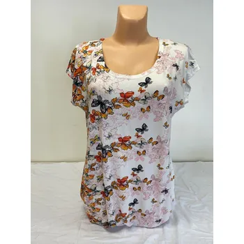 Dámská tunika Halenka ADÉLA rukávy krátké i k lokti, Barva Oranžová, Velikost XXXXL60, Rukáv Se spadlým rukávem