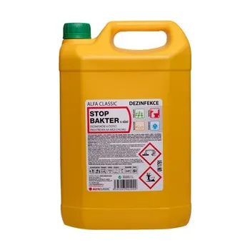 Dezinfekce AlfaClassic STOP BAKTER S VŮNÍ PREMIUM, 5 l, dezinfekce