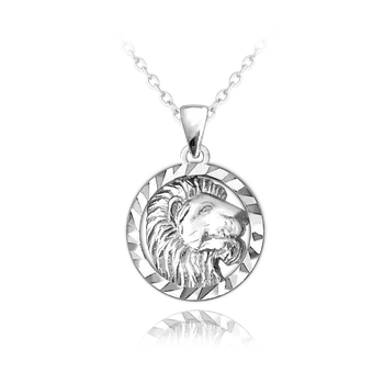 Náhrdelník Minet Zodiac Lev JMAS9408SN45