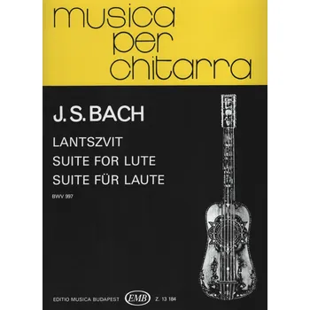 Musica per chitarra: J.S. BACH - Suite for Lute (BWV 997) / sólo kytara - suita pro loutnu
