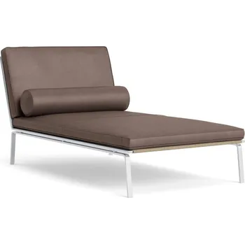 Postel Norr11 Lenoška Man Chaise Lounge, Dunes Dark Brown