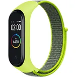 Mi Band 3/4/5/6/7 nylonový náramek Barva: Limetkově zelená, Typ: 5