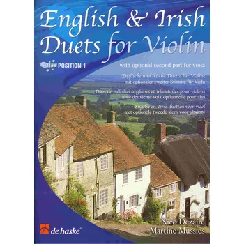 ENGLISH & IRISH DUETS FOR VIOLIN (position 1) with optional part for viola