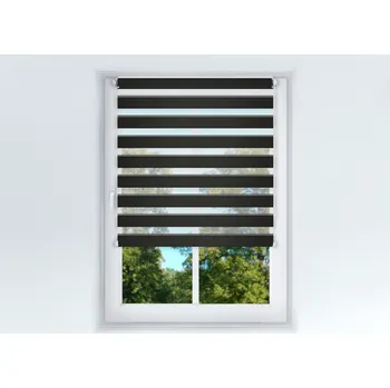 Roleta FEXI Zatemňovací Roleta Den a noc, Origin slim wenge, A 041 v POLO kazetě, 150x30 cm