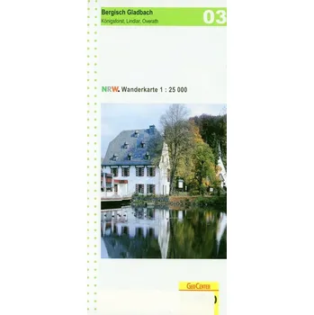NRW Wanderkarte 03 Bergisch-Gladbach, Königsforst, Lindlar, Overath 1 : 25 000