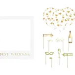 PartyDeco Best Wedding set do…