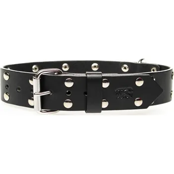 Obojek pro psa Kožený obojek nýtovaný černý 40 mm - OBV.100180 CER Velikost (obvod v cm): 40 - 50 cm
