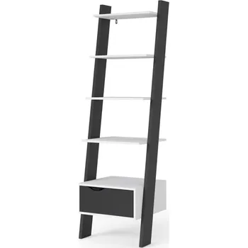 Komoda Falco Regál Retro 385 bílá/černá