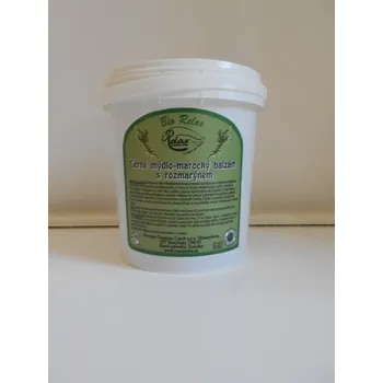 Pleťová maska Yasminka Černé mýdlo - marocký balzám s rozmarýnem, 1kg