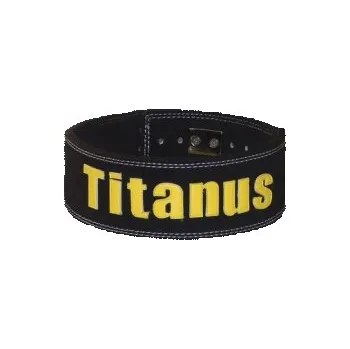 Opasek na cvičení Titánus fitness opasek s pákovou přezkou 10/8 černý XL
