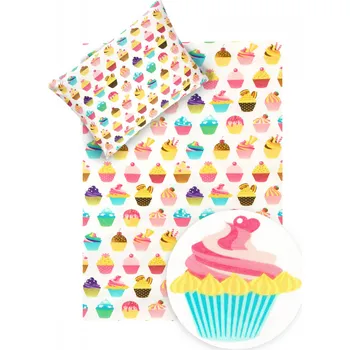Povlečení DARRÉ Bavlněné povlečení do postýlky Muffiny Velikost: 95 x 130 + 45 x 65