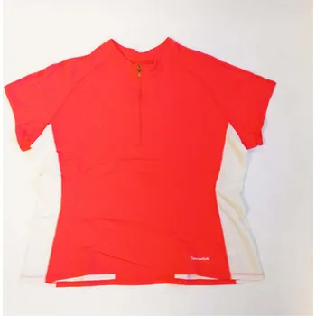 Cyklistické oblečení CANNONDALE Intensity W jersey dres krátký rukáv lososový Podkarta: XXL