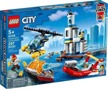 Stavebnice LEGO LEGO City 60308 Pobřežní policie a jednotka hasičů