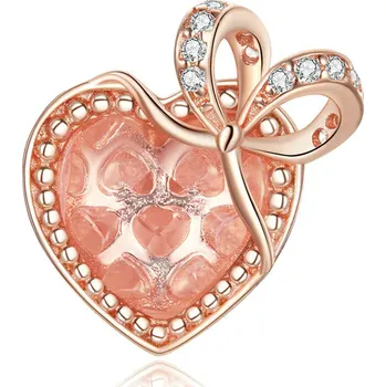 Přívěsek Bamoer stříbrný přívěsek Dárek z lásky