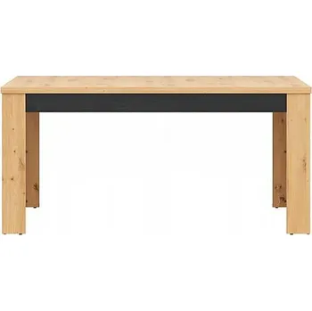 Jídelní stůl OSTIA jídelní stůl STO/7/16, dub artisan/černý lesk