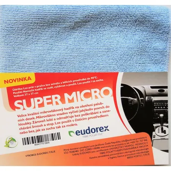 Utěrka EUDOREX /PANNOPELL SUPER MICRO modrá