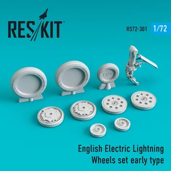 Plastikový model 1/72 EE Lightning Wheels set early type