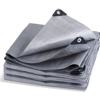 Krycí plachta VEN 102277 plachta zakrývací 8 x 12 m šedá