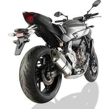 Výfuk pro motocykl Laděný výfuk SPEEDPRO COBRA Full Systém Svody + koncovka CR2 Hexagon high Yamaha MT-07 + Tracer 2013-2016, skladem