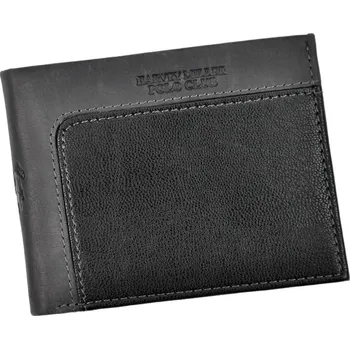 Peněženka Pánská kožená peněženka Harvey Miller Polo Club 1711 292 černá | KabelkyproVas.czV