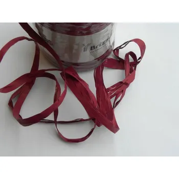 Stuha lýko umělé bordó