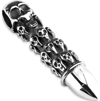 Přívěsek Šperky4U Ocelový přívěšek motorkářský - OPP1205