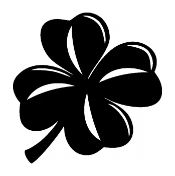 Samolepící dekorace SAMOLEPKA Čtyřlístek 003 pravá (01 - černá) NA AUTO, NÁLEPKA, FÓLIE, POLEP, TUNING, VLASTNÍ TEXT, TISK, AUTOSAMOLEPKY.cz, POLEPY, OBRÁZEK, LOGO, SAMOLEPKY