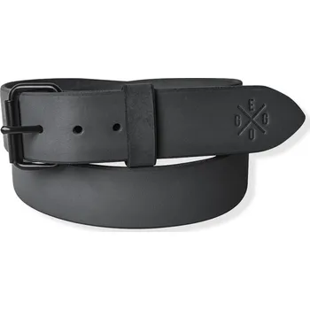 Opasek Eggo Murdock Black kožený pásek Šedá