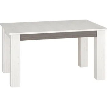 Jídelní stůl ML FURNITURE Jídelní stůl rozkládací - BLANCO 33, 101/141/181x89, sněžná borovice/new grey