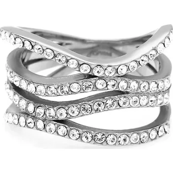 Souprava šperků MPM Prsten z chirurgické oceli Ring 8053, Silver, size 54