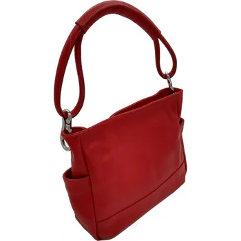 Kabelka Dámská kožená kabelka DONATELLA 691419 Barva: Červená