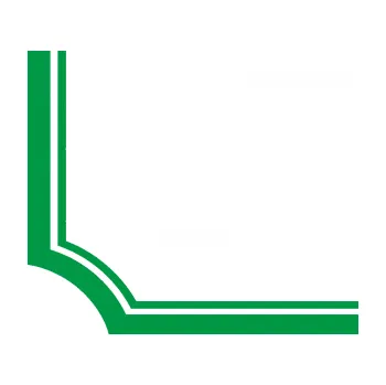 Samolepící dekorace Rohová samolepka 004 pravá (12 - zelená) SAMOLEPKA NA AUTO, NÁLEPKA, FÓLIE, POLEP, TUNING, VLASTNÍ TEXT, TISK, AUTOSAMOLEPKY.cz, POLEPY, OBRÁZEK, LOGO, 3D STICKERS