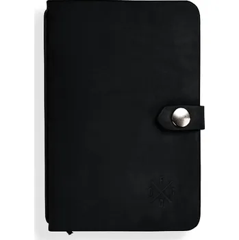 Zápisník Eggo kožený cestovní deník - zápisník Černá