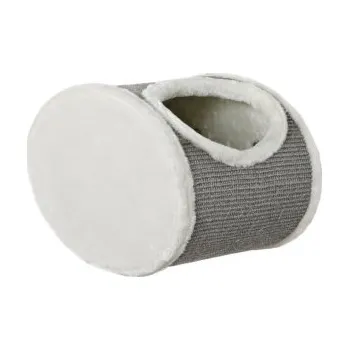 Škrábadlo na stěnu plyšová jeskyně pro kočku