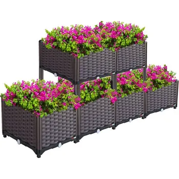 Květináč ALFIstyle Samozavlažovací variabilní truhlík - balíček Záhon