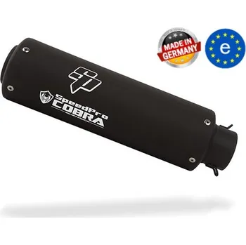 Výfuk pro motocykl Laděný výfuk SPEEDPRO COBRA SP1 Black Series Slip-on Triumph Speed Triple 955i 2002-2004, skladem
