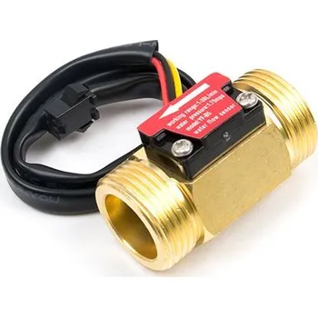 Vývojová deska Mosazný průtokoměr YF-B5 3/4" 1-30L/min 5-15V