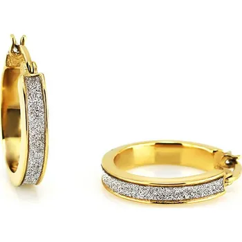 Souprava šperků MPM Ocelové náušnice z chirurgické oceli Earrings 7730 - Gold