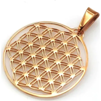 Souprava šperků MPM Přívěsek z chirurgické oceli Pendant 7861, Gold