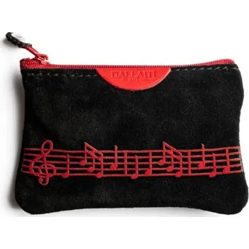 Peněženka Peněženka PARTITURA, semišová kůže Barva: Černá