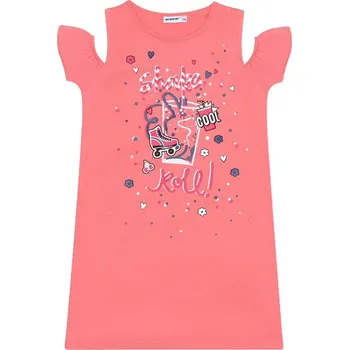 Dívčí šaty Dívčí šaty - WINKIKI WJG 01740, lososová Barva: Lososová, Velikost: 152